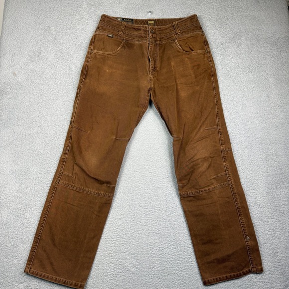 KÜHL Crag Series Gunslinger Pants Mens 34x32 Brown Hiking Outdoor Utility - Picture 1 of 12